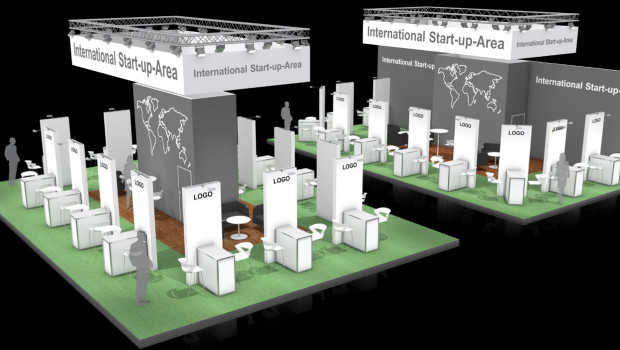 So soll der Bereich für die internationalen Start-ups auf Interzoo 2020 aussehen.