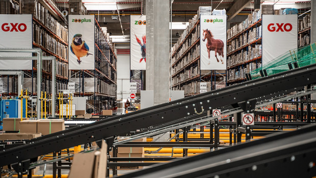 Ein Zooplus-Logistikzentrum in Bor, Tschechien.