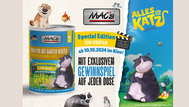 Bereits vor Kinostart bringt „Mac’s“ eine limitierte Edition mit exklusivem Gewinnspiel heraus.